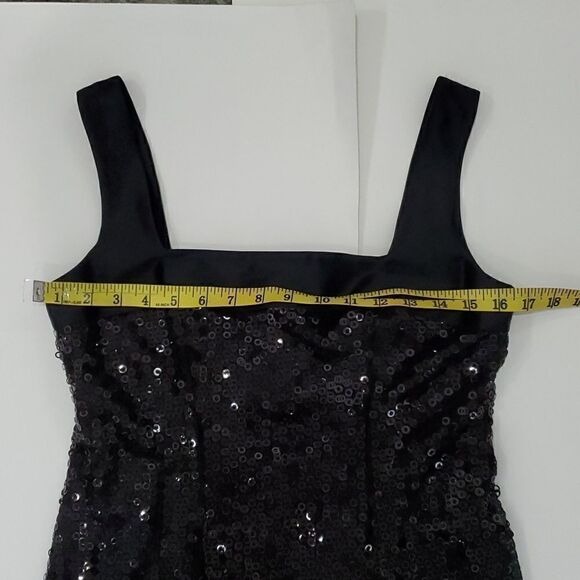Jones New York Black Sequin Dress - Picture 4 of 11